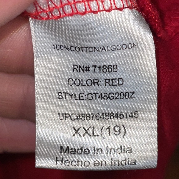 •DISNEY•RED "TRUE ORIGINAL" MICKEY MOUSE SHORT SLEEVE T-SHIRT SIZE XXL EUC - Picture 7 of 7